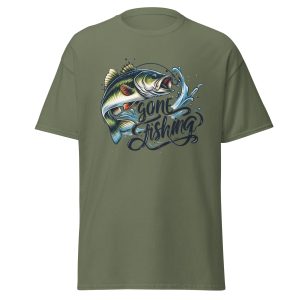 Gone Fishing Shirt – Classic Largemouth Bass Graphic Tee for Men & Women | Printed in USA