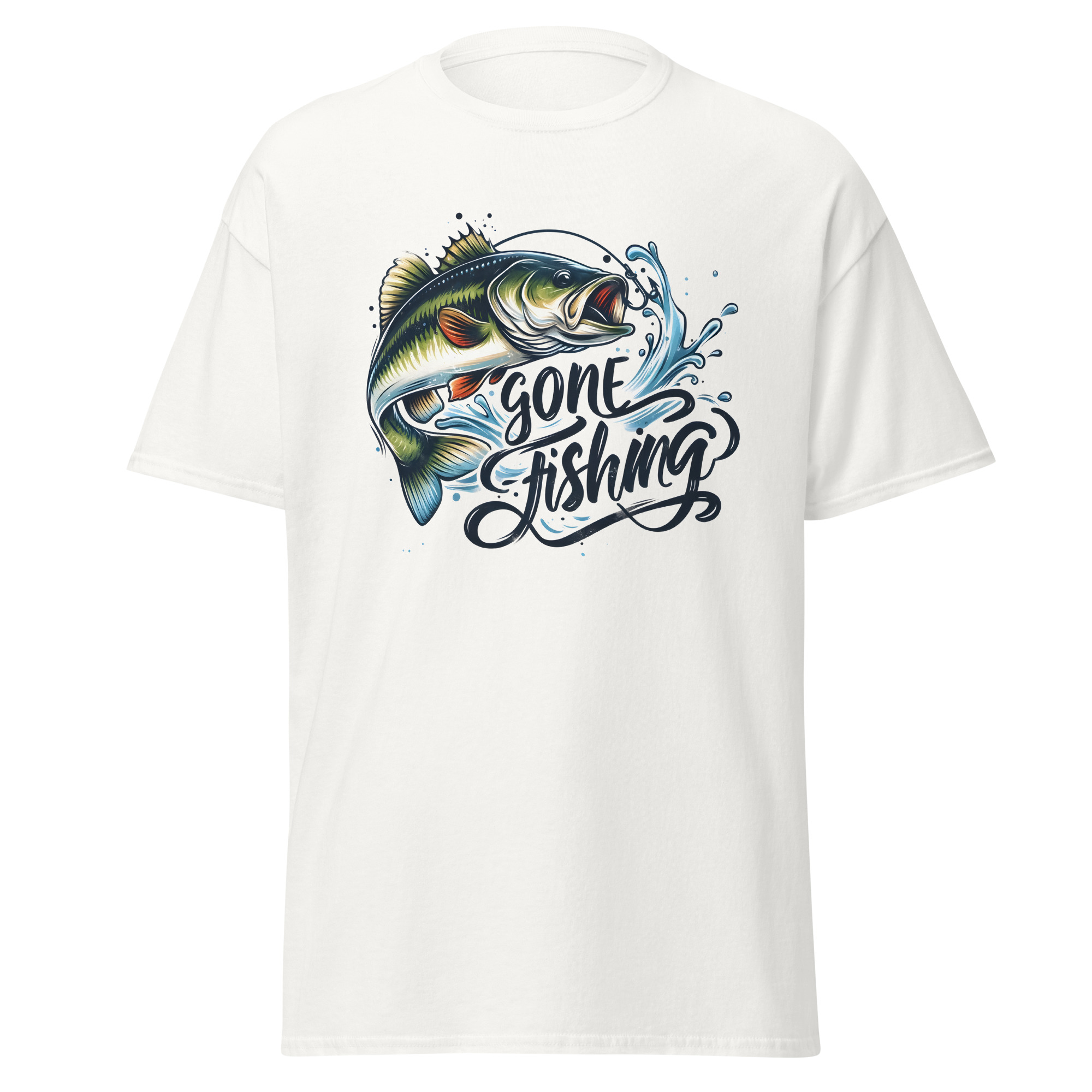 Gone Fishing Shirt – Classic Largemouth Bass Graphic Tee for Men & Women | Printed in USA - Image 11